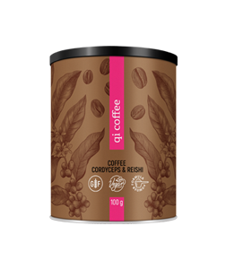 QI Coffee - káva s extrakty hub Cordyceps & Reishi 100 g