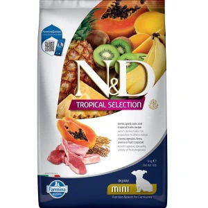 Lamb, spelt, oats and tropical fruits Puppy Mini